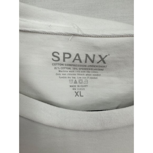 Spanx Womens Compression Top Shirt XL Athletic Stretchy, Flaw - Picture 3 of 9